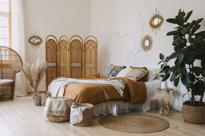 Boho-möbel wohnzimmer